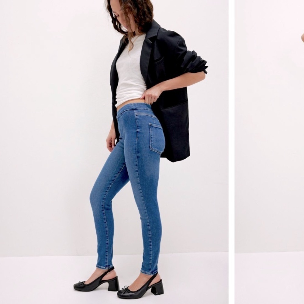 We the free skinny faded boho jeans denim $138 classic 28 spring free people